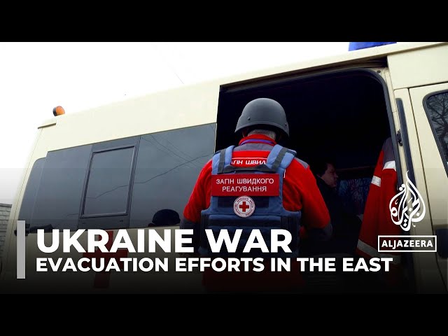 Ukraine's Red Cross volunteers help evacuate civilians from devastated eastern city