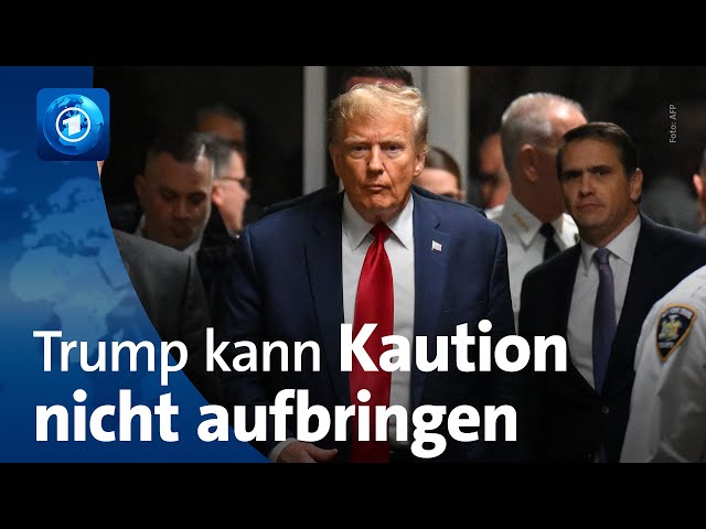 ⁣Strafe im Betrugsprozess: Trump kann 450 Millionen Dollar nicht zahlen