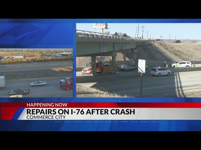 Interstate 76 reopens after semitrailer crashes into bridge