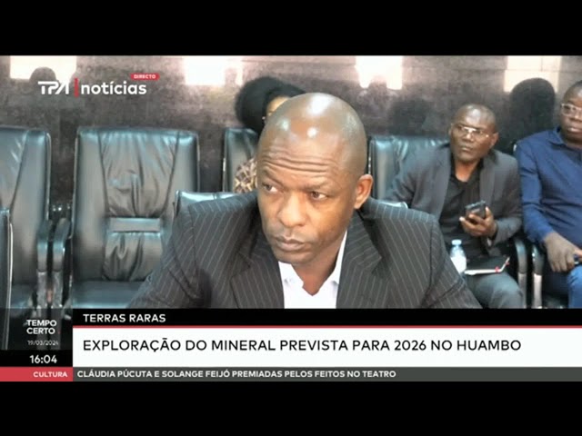 ⁣Terras raras - Exploração do mineral prevista para 2026 no Huambo