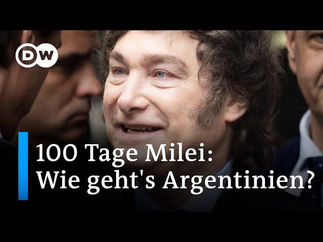 ⁣100 Tage Milei: Argentinische Wirtschaft weiter in der Krise | DW Nachrichten