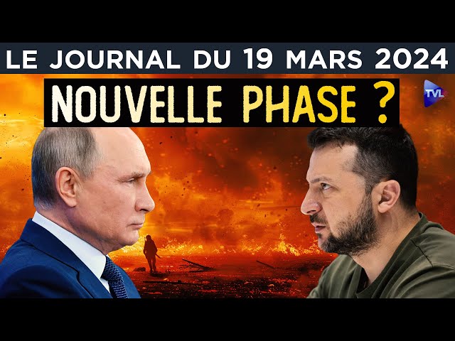 Guerre en Ukraine : Poutine en marche - JT du mardi 19 mars 2024