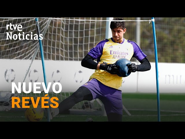 REAL MADRID: THIBAUT COURTOIS se LESIONA del MENISCO de la RODILLA DERECHA | RTVE Noticias