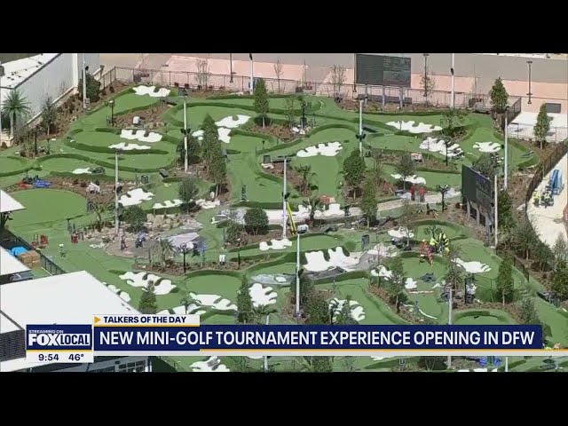 Tiger Woods' mini golf course opening in DFW