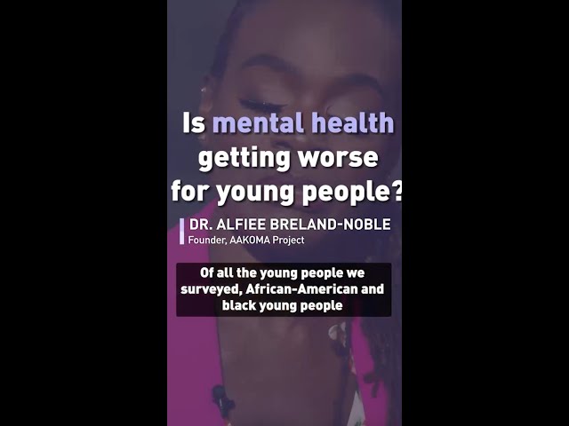 Is mental health getting worse for young people? #shorts