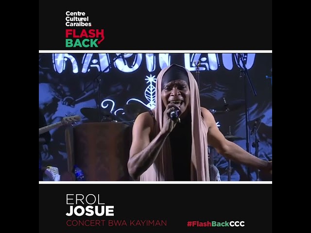 Revivez les moments forts du concert BWA KAYIMAN avec la prestation envoûtante d'Erol Josué