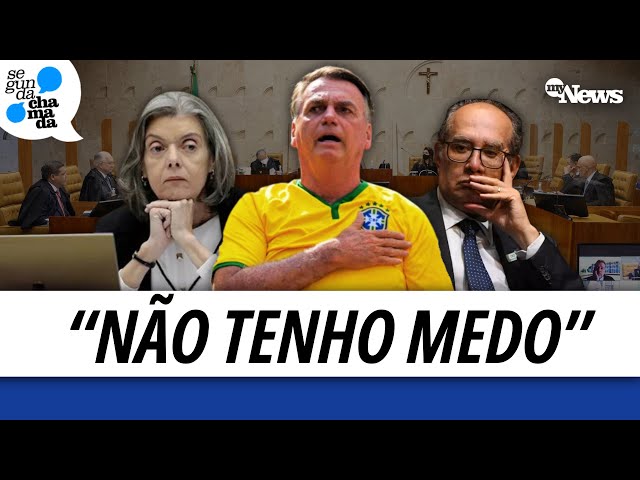 BOLSONARO FALA EM PERSEGUIÇÃO E DIZ NÃO TER MEDO DE JULGAMENTO APÓS FALAS DE GILMAR E CÁRMEN LÚCIA