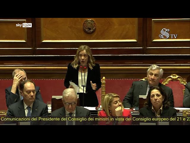 Meloni: linea votata in aula dimostra compattezza governo