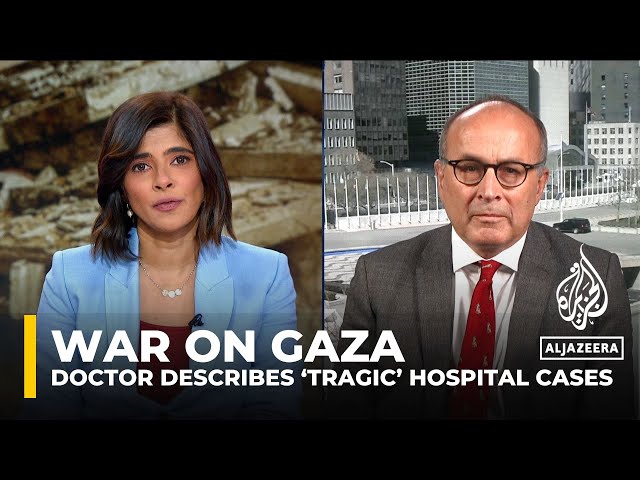 British doctor describes ‘deeply tragic’ hospital cases in Gaza