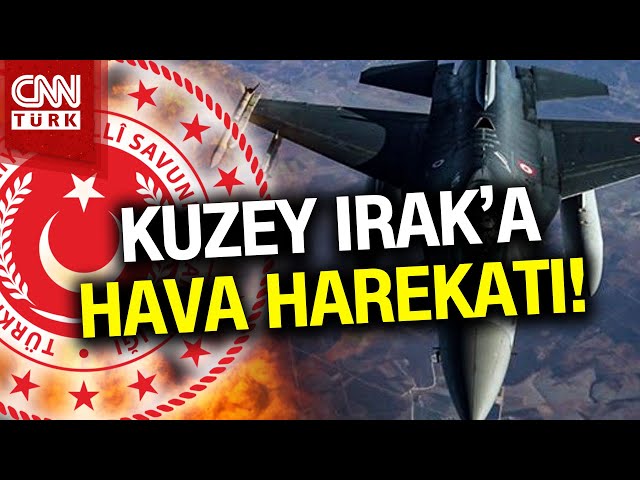 SON DAKİKA!  |  Irak'ın Kuzeyine Hava Harekatı!:Tam 27 Hedef İmha Edildi! #Haber