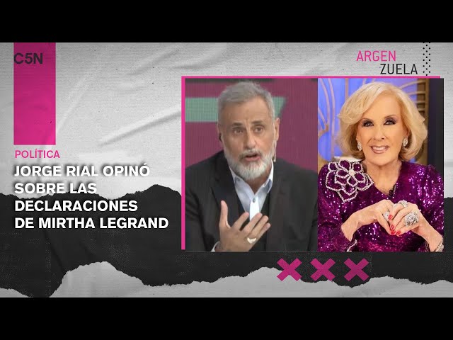 RIAL opinó sobre las DECLARACIONES de MIRTHA LEGRAND del CINE GAUMONT