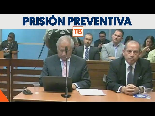 Caso Audios: Decretan prisión preventiva para el ex director general de la PDI, Sergio Muñoz