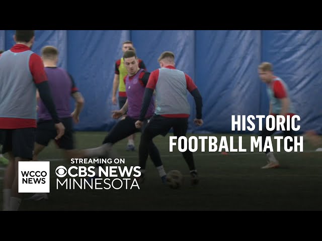 Irish football club playing historic match in Minnesota