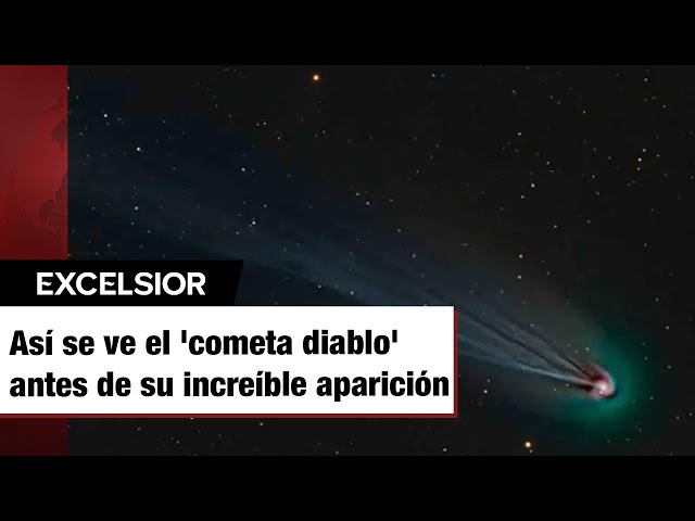 Así se ve el 'cometa diablo' antes de su increíble aparición en el cielo nocturno este mes