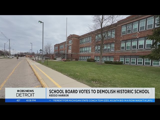 West Bloomfield School District votes to demolish historic school in Keego Harbor