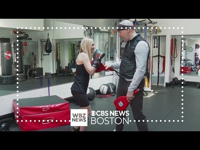 Disability aids help Dedham woman with MS keep boxing