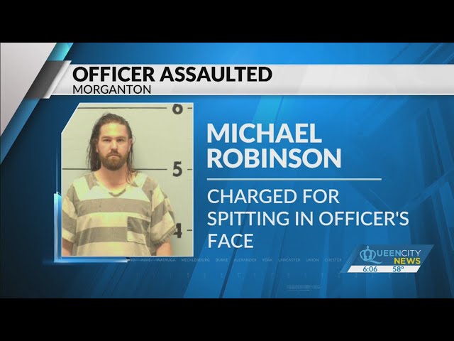 Man accused of spitting in Morganton officers face: Police