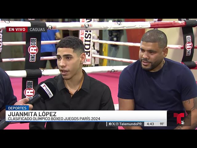 Motivado Juanmita López para representar a Puerto Rico en las Olimpiadas