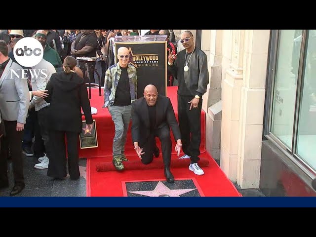 Hollywood Walk of Fame honoree Dr. Dre reveals serious health battles