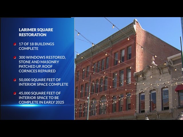 Larimer Square restoration continues