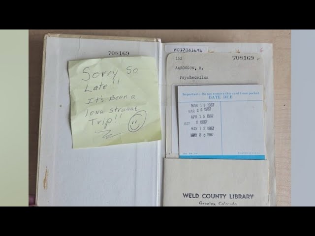 Colorado library book returned 37 years later