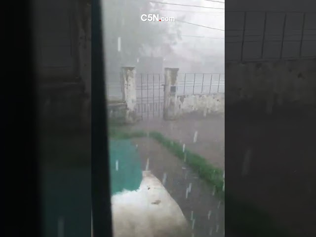 IMPRESIONANTE TEMPORAL en DISTINTOS PUNTOS del PAÍS