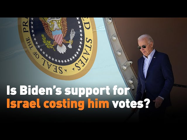 Is Biden’s support for Israel costing him votes?