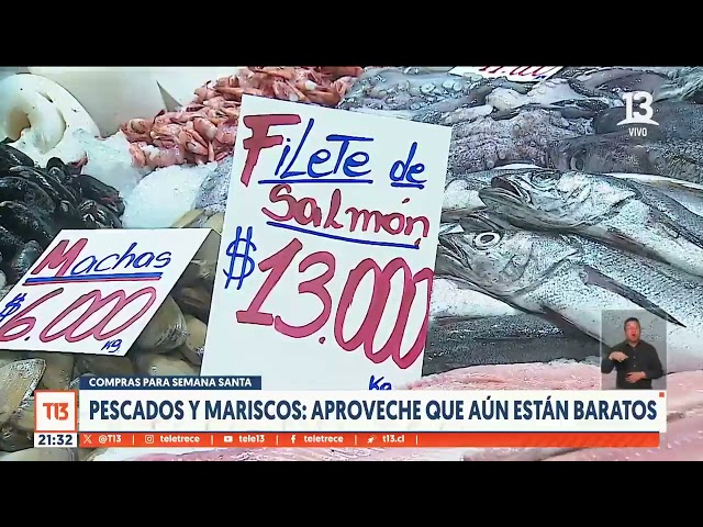 Pescados y mariscos: aproveche que aún están baratos