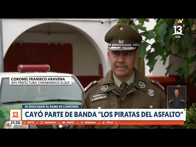 Cayó parte de banda “Los piratas del asfalto” dedicada al robo de camiones