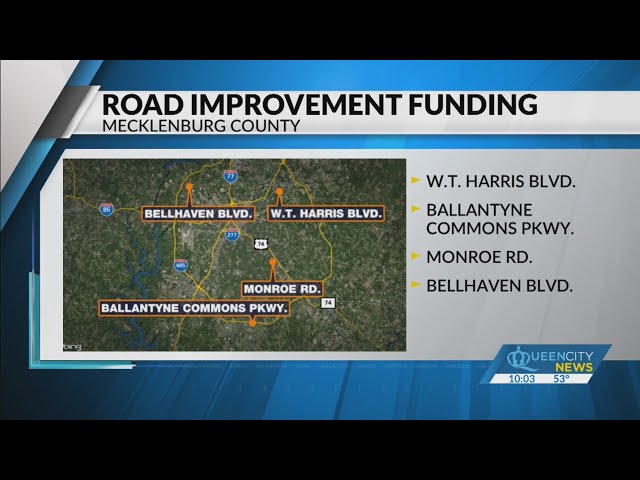 7 miles of road improvements coming to Charlotte