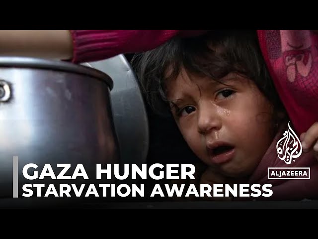 Gaza hunger: Raising starvation awareness using tin cans