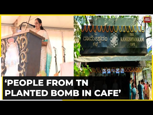 Bengaluru Cafe Blast: BJP Leader Claims People From TN Planted Bomb In Cafe| Retracts After Backlash