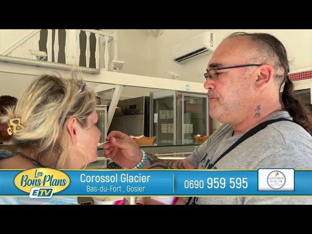 Les Bons Plans ETV: Découvrez Corossol Glacier à deux pas de la plage de Bas du Fort à Gosier