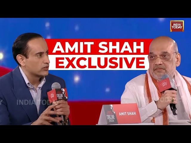 Home Minister Amit Shah LIVE: Amit Shah's Fiery Interview LIVE At India Today Conclave 2024