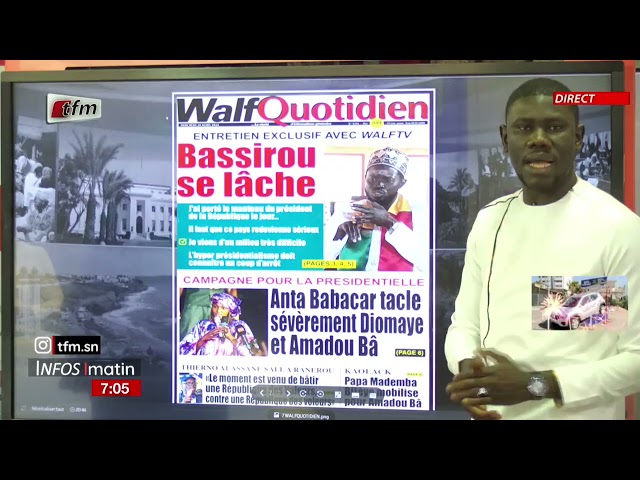 Yenekay yi ak Cheikh Diop - Infos matin du 20 Mars 2024