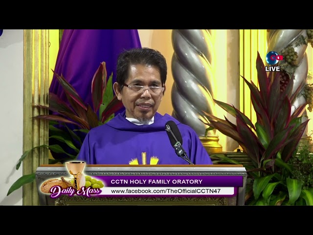 20 MARCH 2024 - HOMILY by Rev. Fr. Jose Adonis Aquino