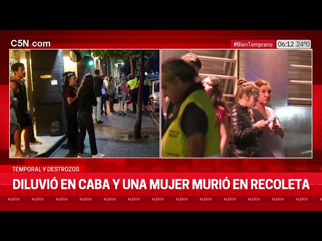 TRAGEDIA en RECOLETA: UNA BARANDA APLASTÓ a una MUJER de 74 AÑOS