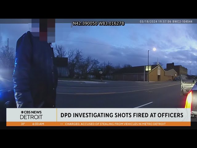 Detroit police investigating after shots fired at officers