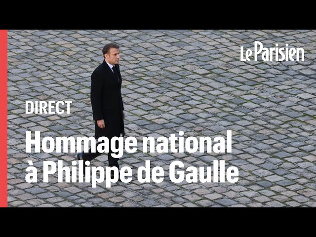  EN DIRECT | Mort de Philippe De Gaulle, suivez l'hommage national aux Invalides