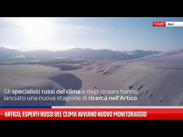 ⁣Artico, esperti russi del clima avviano nuovo monitoraggio