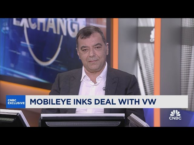 Mobileye CEO on new tech partnership with Volkswagen