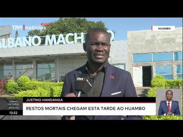 Justino Handanga -  Restos mortais chegam esta tarde ao Huambo