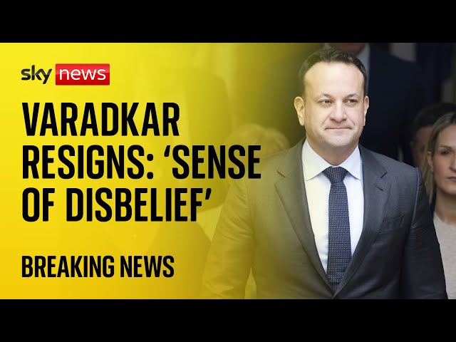 'A political bombshell': Ireland's PM Leo Varadkar resigns