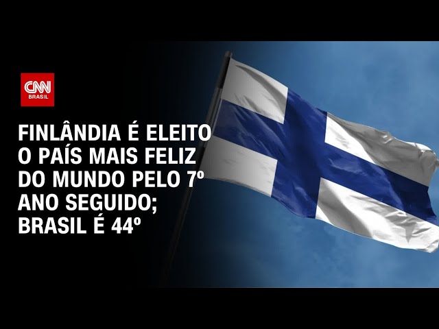 Finlândia é eleito o país mais feliz do mundo pelo 7º ano seguido; Brasil é 44º | LIVE CNN