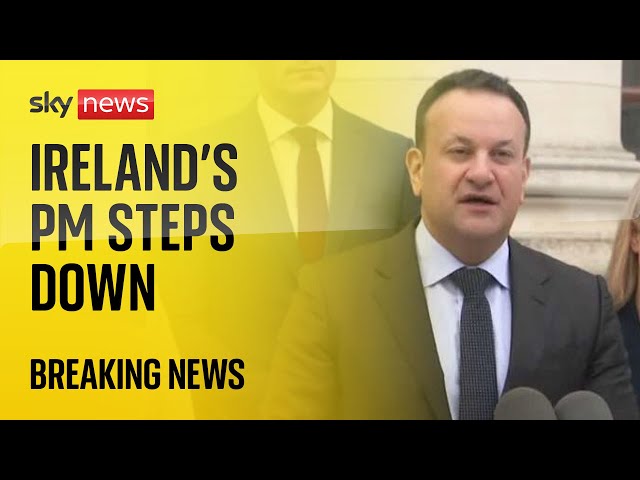 Ireland's Prime Minister Leo Varadkar steps down