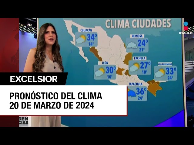 Clima para hoy 20 de marzo de 2024