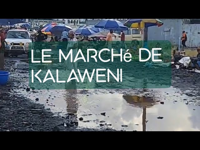 Voici le marché de Kalaweni : les vendeurs ont quitté les lieux