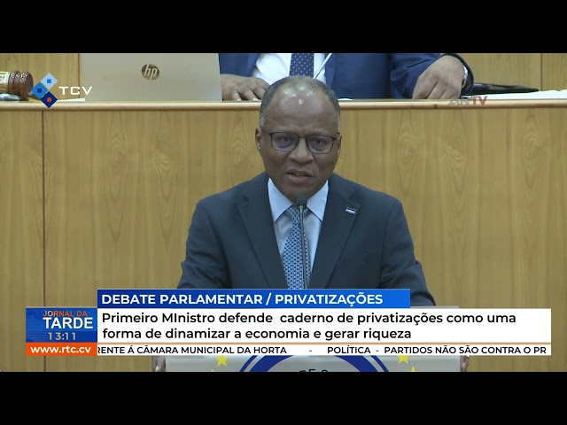 PM defende caderno de privatizações como uma forma de dinamizar a economia e gerar riqueza