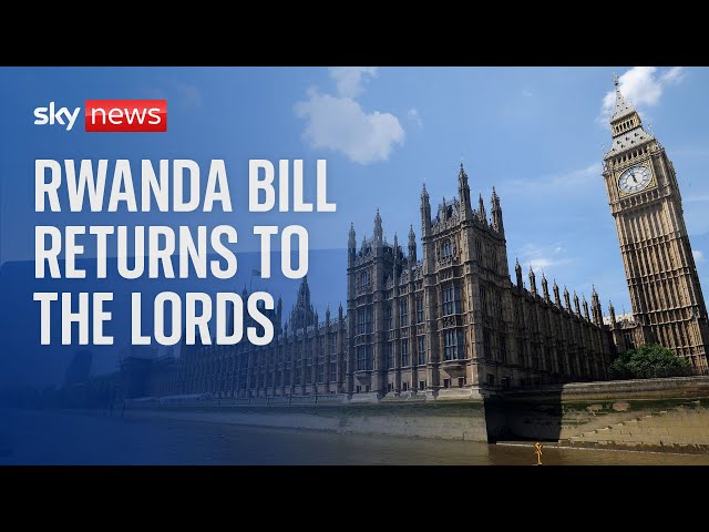 Watch live: Rwanda Bill debated in the House of Lords