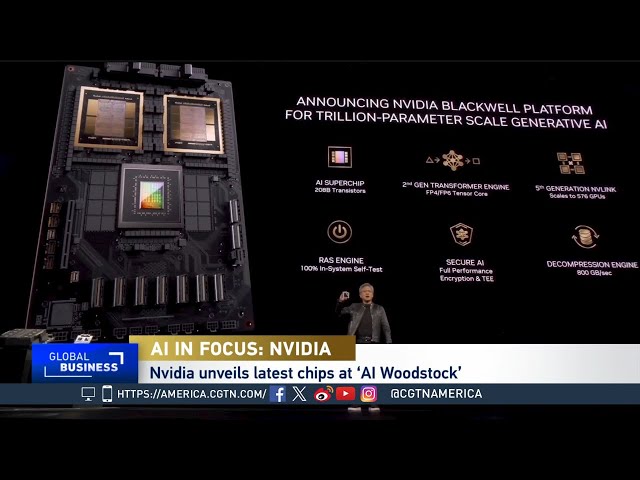 Global Business: Nvidia keynote unveils new super chip Blackwell